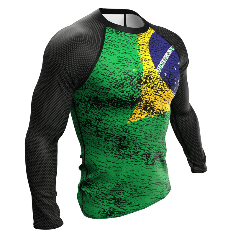 Cargue la imagen en el visor de la galería, Brazil (Brasil) - Urban (Men&#39;s Rash Guard) Olympian
