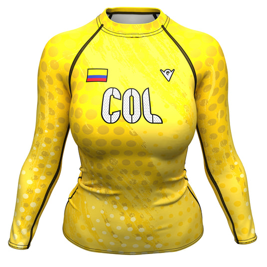 Colombia - COL 57 - Country Codes (Women's Rash Guard) Olympian