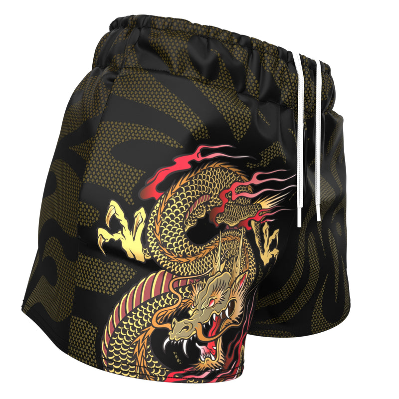 Cargue la imagen en el visor de la galería, Voxpell Dragon Warrior (Women&#39;s Sports Shorts - Recycled Polyester) Martial Warrior
