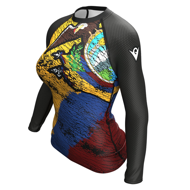 Cargue la imagen en el visor de la galería, Ecuador - Urban (Women&#39;s Rash Guard) Olympian
