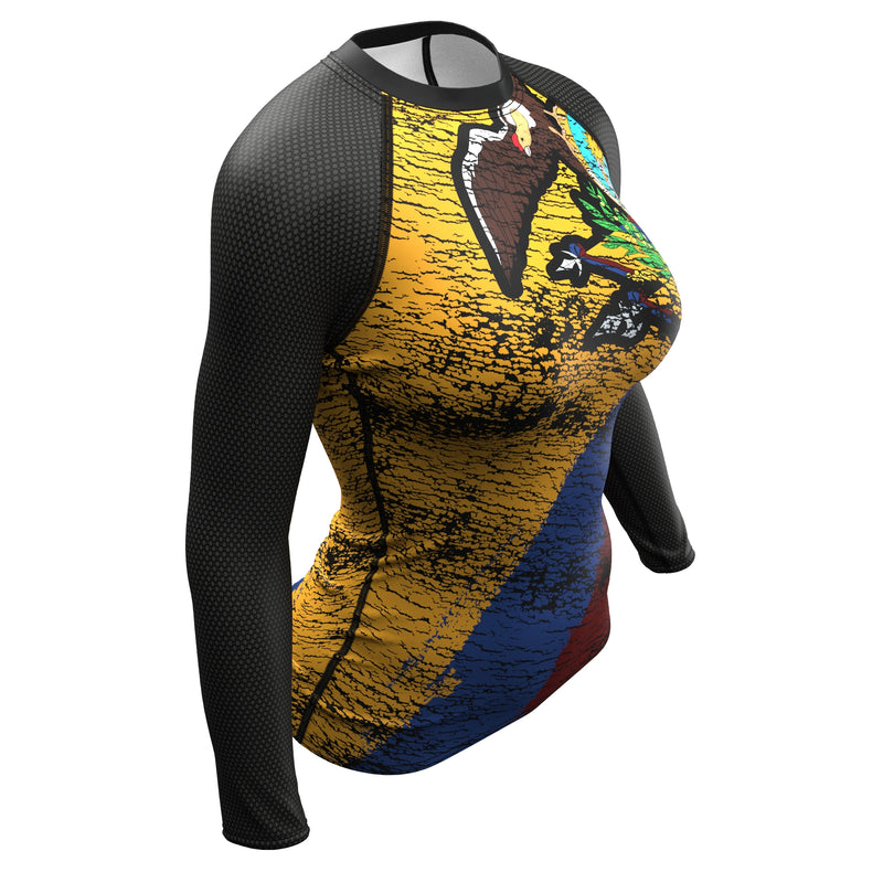 Cargue la imagen en el visor de la galería, Ecuador - Urban (Women&#39;s Rash Guard) Olympian
