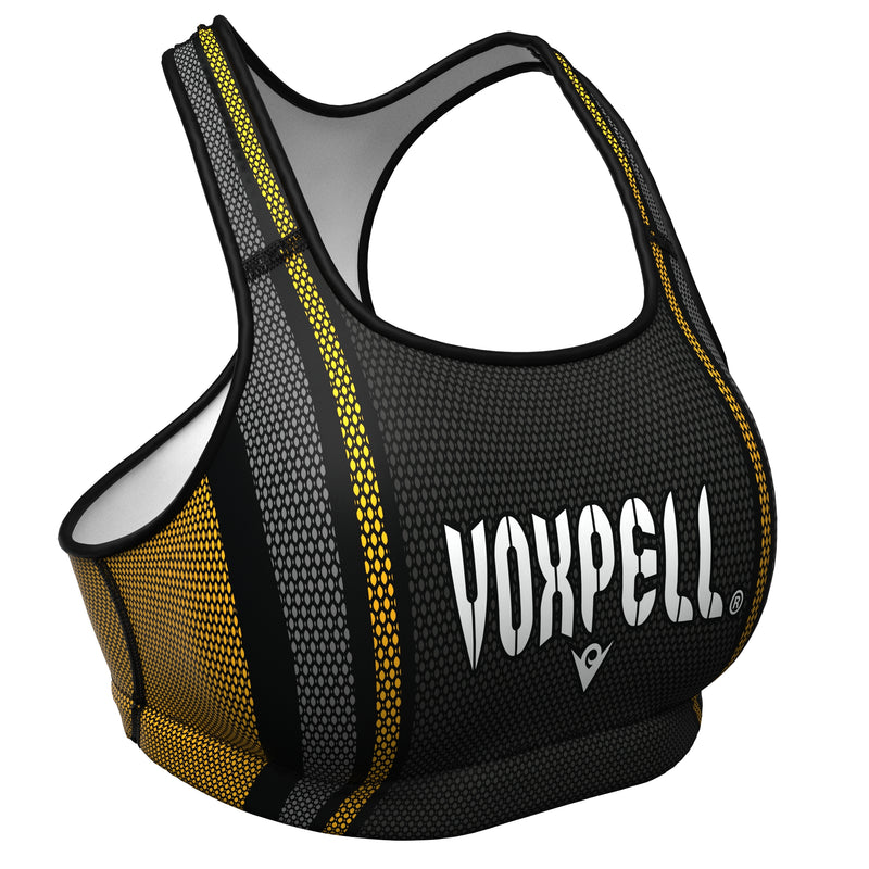 Cargue la imagen en el visor de la galería, Voxpell Galaxy (Yellow/Grey) (Sports Bra) Excelsior
