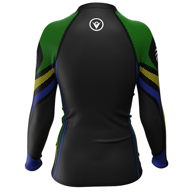 Cargue la imagen en el visor de la galería, Brazilian Jiu-Jitsu (BJJ) - Training Armor (Girls&#39; Rash Guard) Martial Warrior
