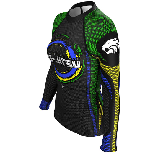 Brazilian Jiu-Jitsu (BJJ) - Training Armor (Girls' Rash Guard) Martial Warrior