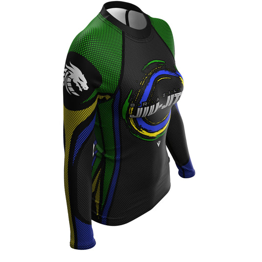 Brazilian Jiu-Jitsu (BJJ) - Training Armor (Girls' Rash Guard) Martial Warrior