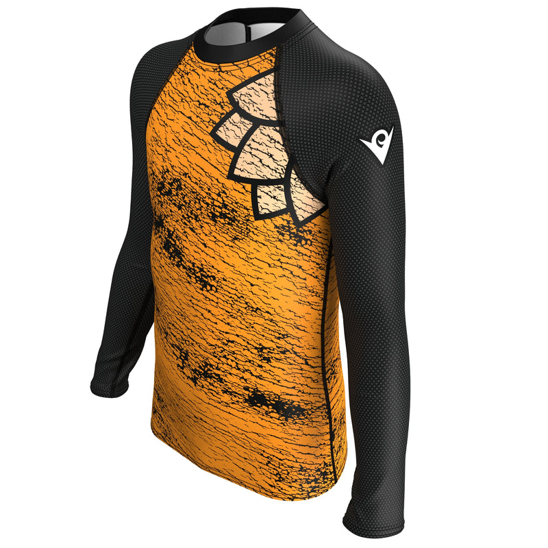 Cargue la imagen en el visor de la galería, Netherlands (Nederland - Oranje) - Urban (Boys&#39; Rash Guard) Olympian
