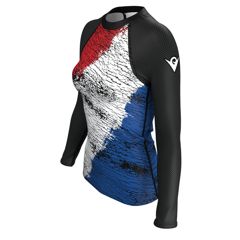 Cargue la imagen en el visor de la galería, Netherlands (Nederland - Vlag) - Urban (Girls&#39; Rash Guard) Olympian
