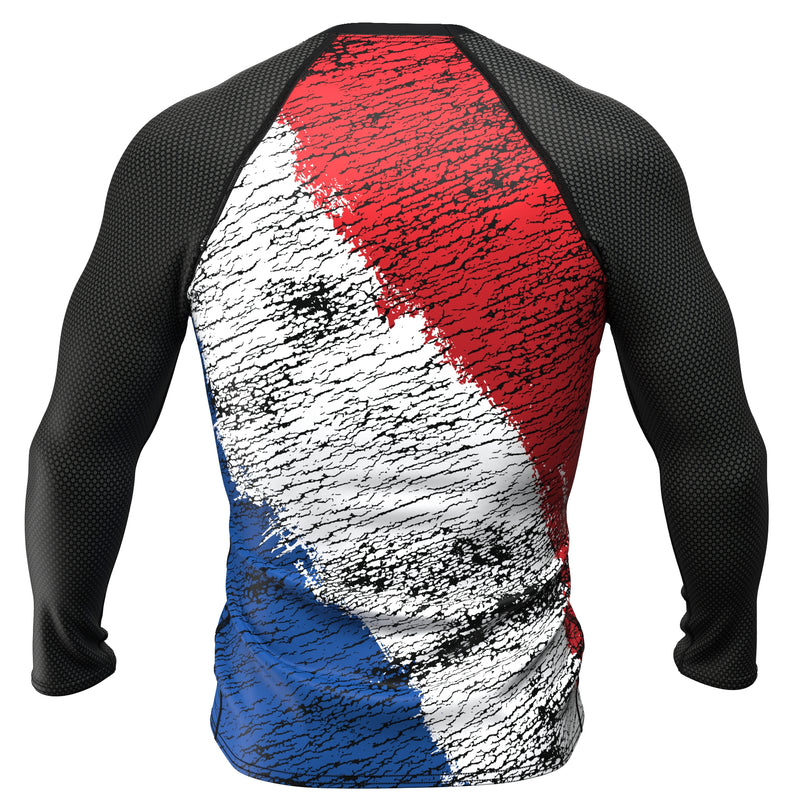 Cargue la imagen en el visor de la galería, Netherlands (Nederland - Vlag) - Urban (Men&#39;s Rash Guard) Olympian
