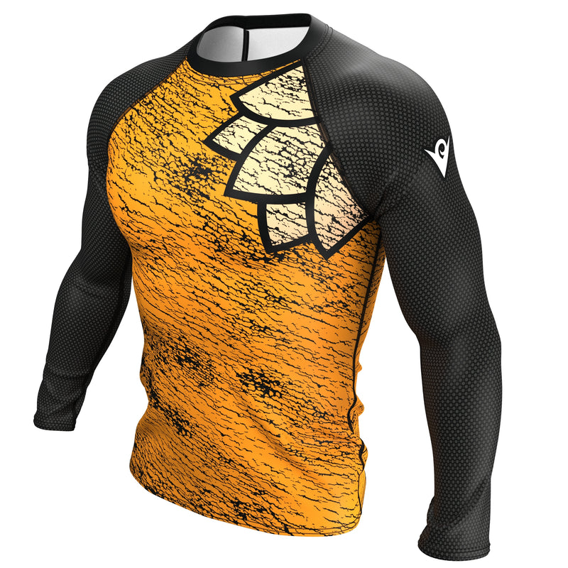 Cargue la imagen en el visor de la galería, Netherlands (Nederland - Oranje) - Urban (Men&#39;s Rash Guard) Olympian
