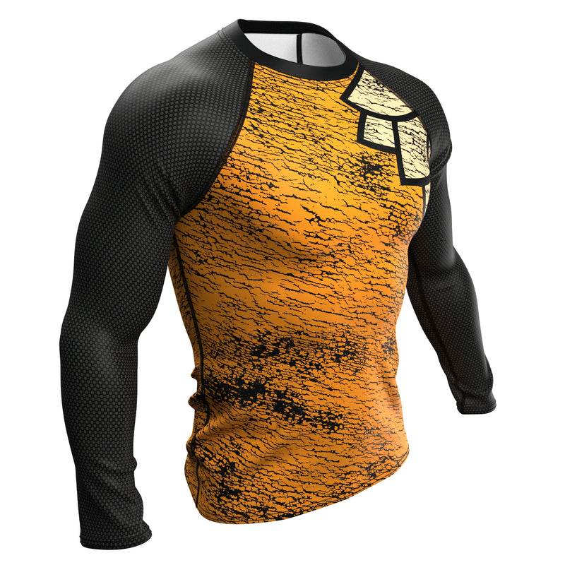 Cargue la imagen en el visor de la galería, Netherlands (Nederland - Oranje) - Urban (Men&#39;s Rash Guard) Olympian
