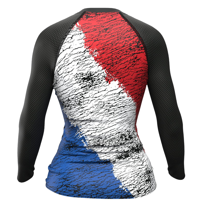 Cargue la imagen en el visor de la galería, Netherlands (Nederland - Vlag) - Urban (Women&#39;s Rash Guard) Olympian
