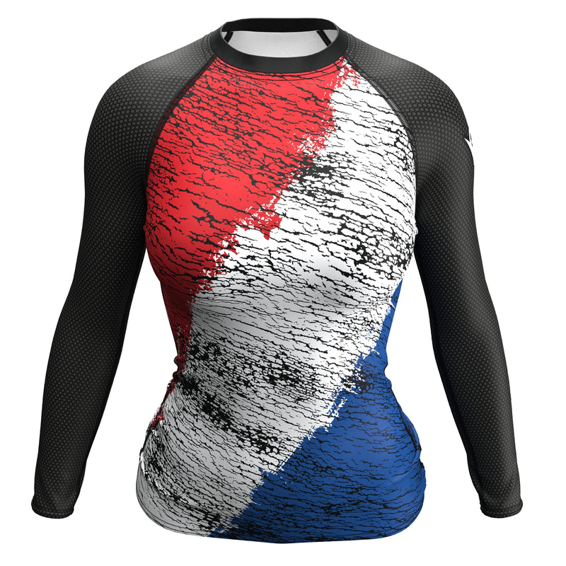 Cargue la imagen en el visor de la galería, Netherlands (Nederland - Vlag) - Urban (Women&#39;s Rash Guard) Olympian
