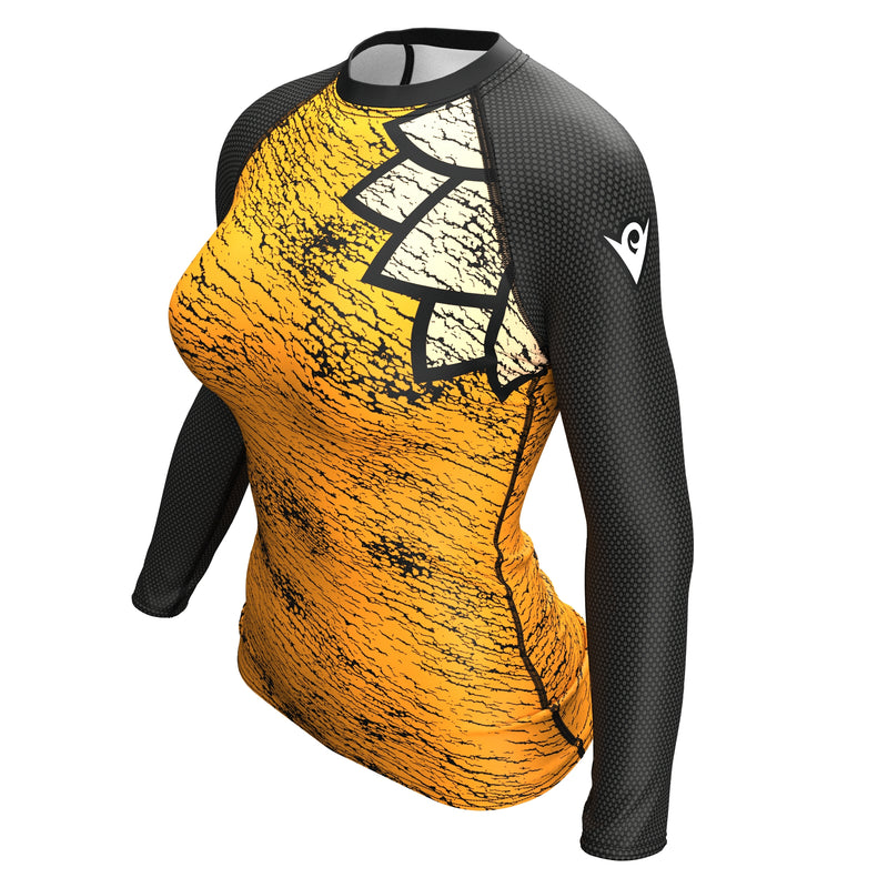 Cargue la imagen en el visor de la galería, Netherlands (Nederland - Oranje) - Urban (Women&#39;s Rash Guard) Olympian
