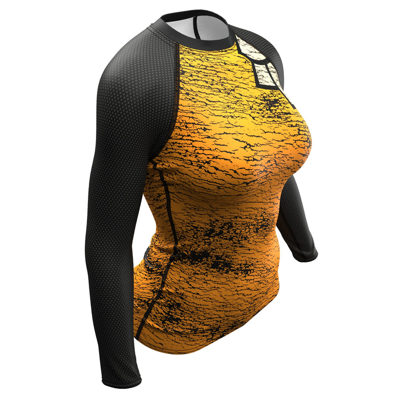 Cargue la imagen en el visor de la galería, Netherlands (Nederland - Oranje) - Urban (Women&#39;s Rash Guard) Olympian
