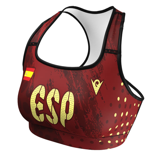 Spain (España) - ESP 34 - Country Codes (Sports Bra) Olympian