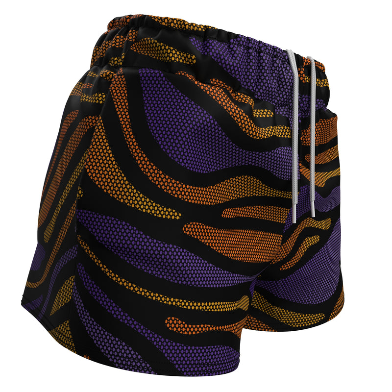 Cargue la imagen en el visor de la galería, Tigerdelic (Women&#39;s Sports Shorts - Recycled Polyester)
