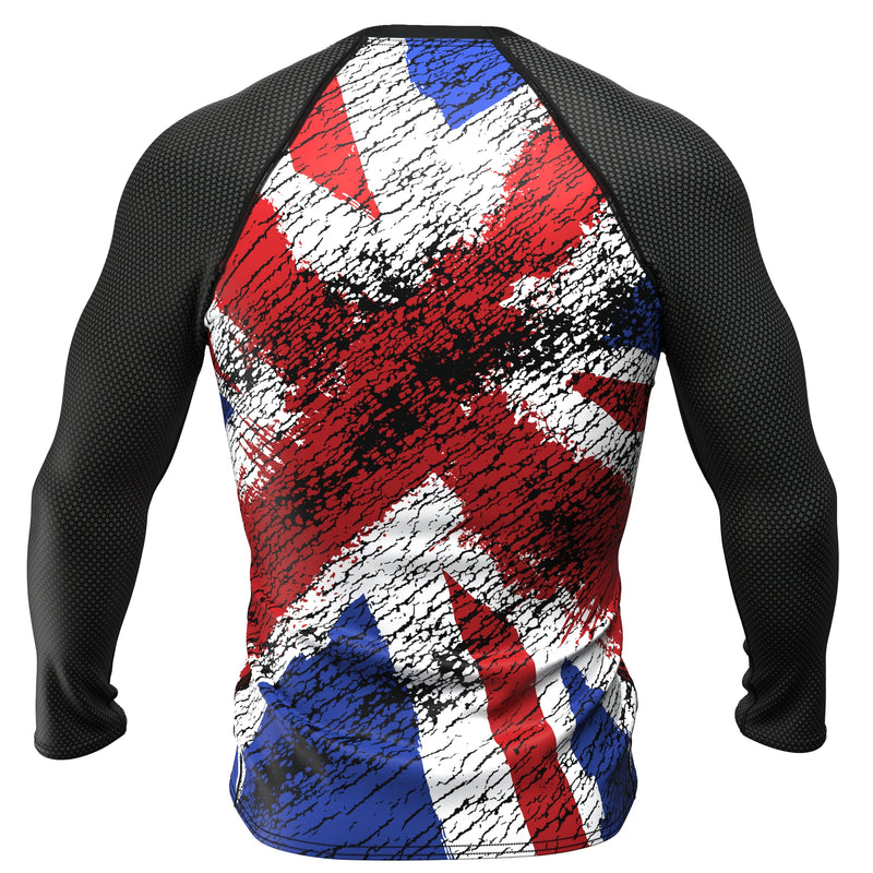 Cargue la imagen en el visor de la galería, United Kingdom (Union Jack Flag) - Urban (Men&#39;s Rash Guard) Olympian
