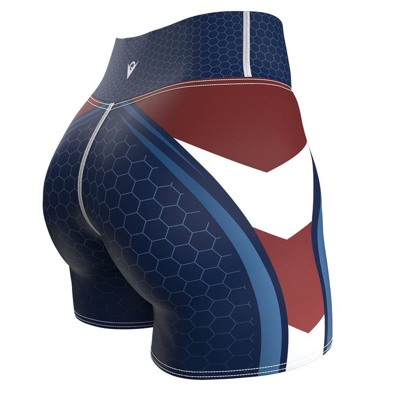 Cargue la imagen en el visor de la galería, United States - Stargate (Women&#39;s Yoga Shorts) Olympian
