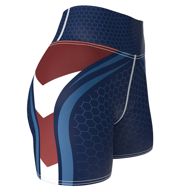 Cargue la imagen en el visor de la galería, United States - Stargate (Women&#39;s Yoga Shorts) Olympian
