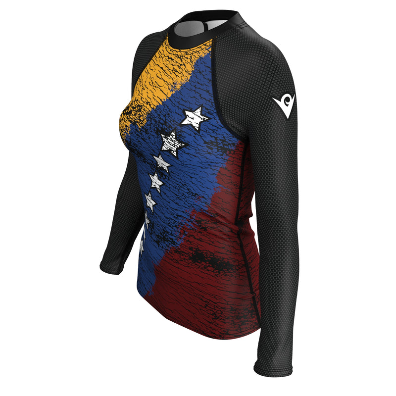 Cargue la imagen en el visor de la galería, Venezuela - Urban (Girls&#39; Rash Guard) Olympian
