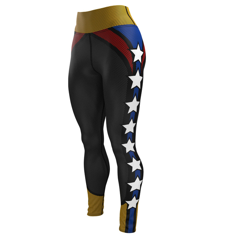 Cargue la imagen en el visor de la galería, Venezuela - Galaxy (Women&#39;s Yoga Pants) Olympian
