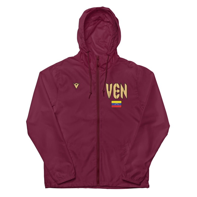 Cargue la imagen en el visor de la galería, Venezuela - VEN 58 - Country Codes (Unisex - Lightweight Zip-up Windbreaker) Olympian
