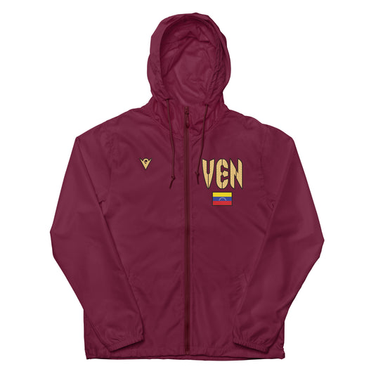 Venezuela - VEN 58 - Country Codes (Unisex - Lightweight Zip-up Windbreaker) Olympian