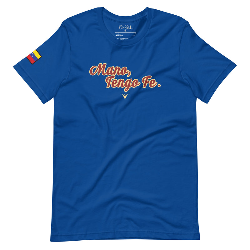 Cargue la imagen en el visor de la galería, Venezuela: Mano, Tengo Fe. (Unisex Crew-neck T-shirt) Olympian
