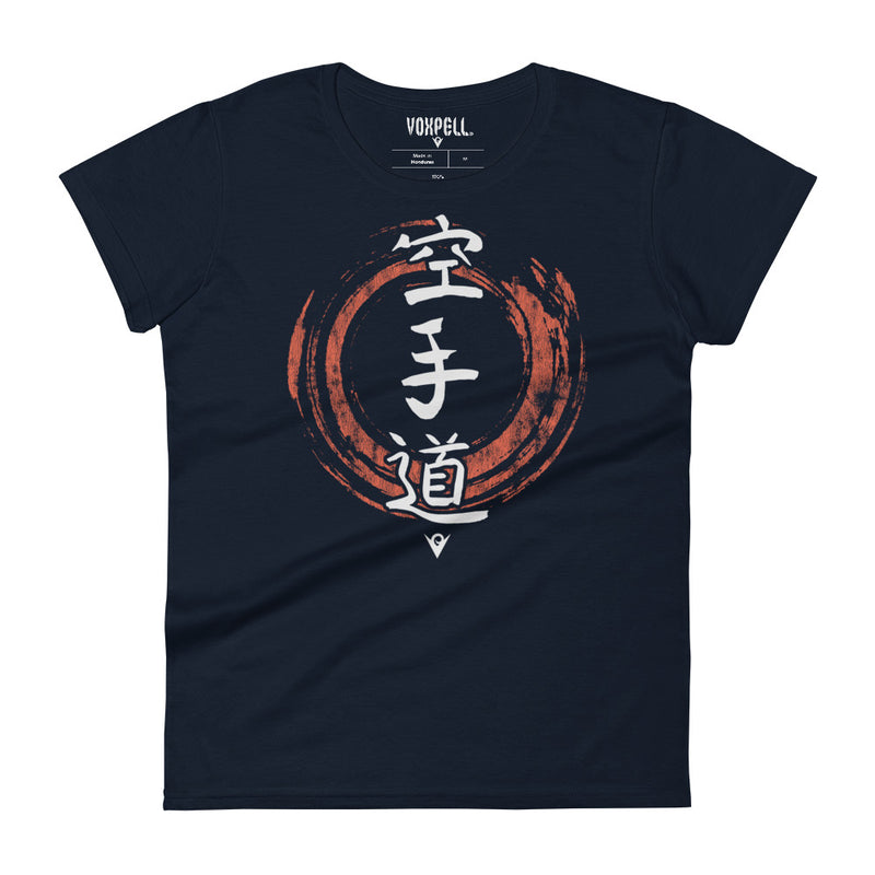 Cargue la imagen en el visor de la galería, Karate-Do - Training Armor (Women&#39;s Crew-neck T-shirt) Martial Warrior
