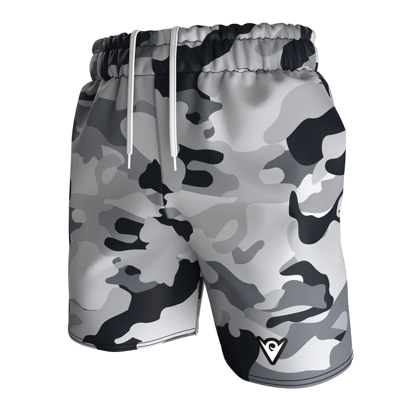 Cargue la imagen en el visor de la galería, Ash Camo (Men&#39;s Sports Shorts - Recycled Polyester) Excelsior/Urban
