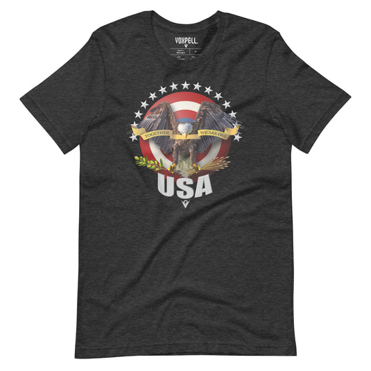 Together, We Are One (Men's Crew-neck T-shirt) American Dream