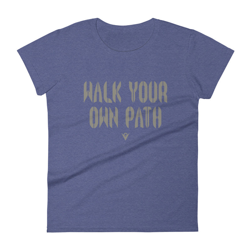 Cargue la imagen en el visor de la galería, Walk Your Own Path (Women&#39;s Crew-neck T-shirt) Excelsior
