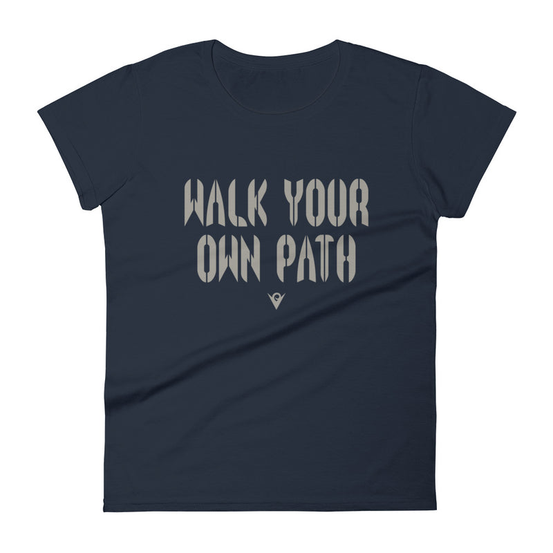Cargue la imagen en el visor de la galería, Walk Your Own Path (Women&#39;s Crew-neck T-shirt) Excelsior
